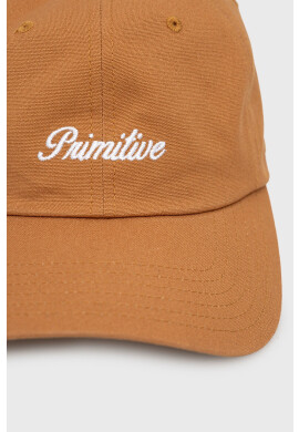 Primitive Памучна шапка Cut N Sew в кафяво с апликация - Pepit.bg