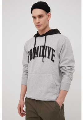 Primitive Суичър Cut N Sew в сиво с апликация - Pepit.bg