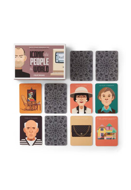 Printworks Игра на карти Memory Iconic People - Pepit.bg