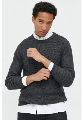 Produkt by Jack & Jones Пуловер мъжки в сиво - Pepit.bg