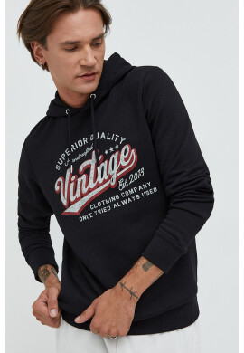 Produkt by Jack & Jones Суичър в черно с принт - Pepit.bg