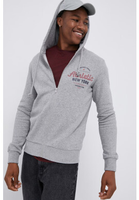 Produkt by Jack & Jones Суичър мъжки в сиво с принт - Pepit.bg