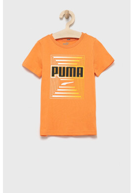 Puma Детска памучна тениска 847292 - Pepit.bg