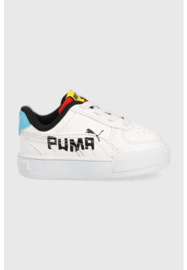 Puma Детски маратонки Caven Brand Love в бяло - Pepit.bg