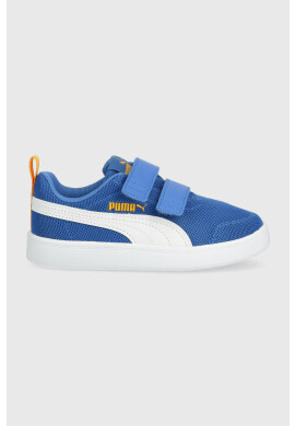 Puma Детски маратонки Courtflex v2 Mesh V PS в синьо - Pepit.bg