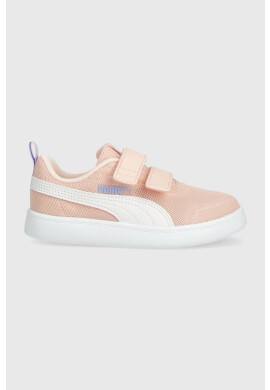 Puma Детски маратонки Courtflex v2 Mesh V PS в розово - Pepit.bg
