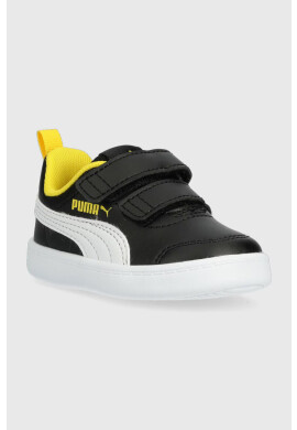 Puma Детски маратонки Courtflex v2 V Inf в черно - Pepit.bg