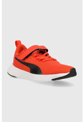 Puma Детски маратонки Flyer Runner V Jr в червено - Pepit.bg