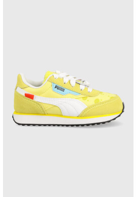 Puma Детски маратонки Future Rider Spongebob PS в жълто - Pepit.bg