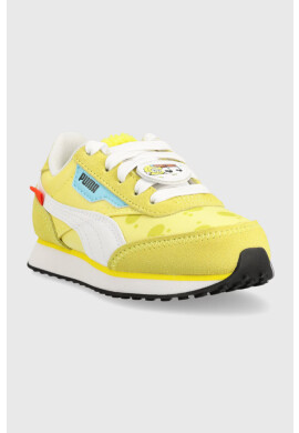 Puma Детски маратонки Future Rider Spongebob PS в жълто - Pepit.bg