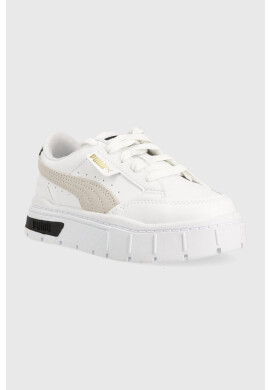 Puma Детски маратонки Mayze Stack PS в бяло - Pepit.bg