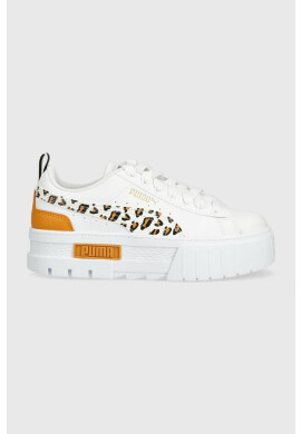 Puma Детски маратонки Mayze Wild Jr в бяло - Pepit.bg