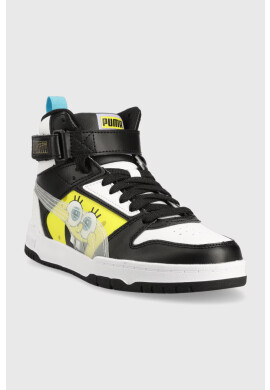 Puma Детски маратонки RBD Game Spongebob Jr в черно - Pepit.bg