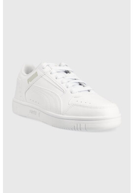 Puma Детски маратонки Rebound JOY Lo Jr в бяло - Pepit.bg