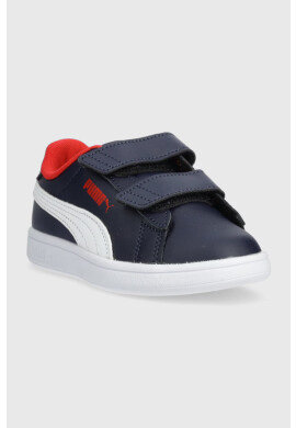 Puma Детски маратонки Smash 3.0 L V PS в тъмносиньо - Pepit.bg