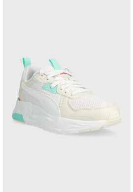 Puma Детски маратонки Trinity Lite Jr в бяло - Pepit.bg