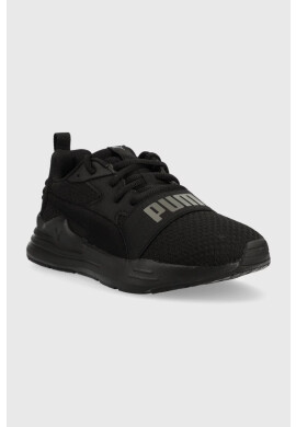 Puma Детски маратонки Wired Run Pure Jr в черно - Pepit.bg