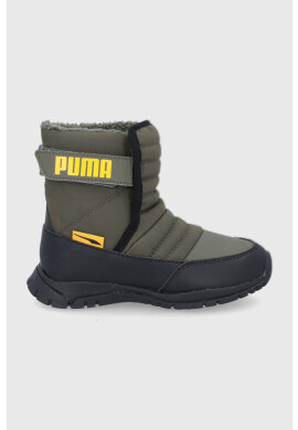 Puma Детски зимни обувки Nieve Boot WTR AC PS в зелено - Pepit.bg