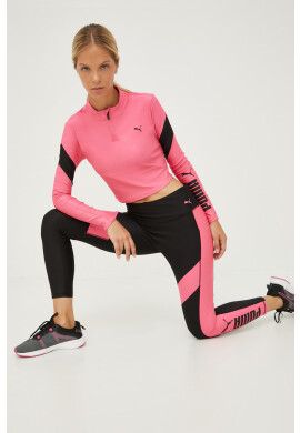 Puma Клин за трениране Fit Eversculpt в розово с изчистен дизайн - Pepit.bg