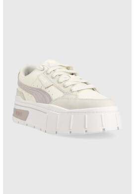Puma Кожени маратонки Mayze Stack Luxe Wns в бежово - Pepit.bg