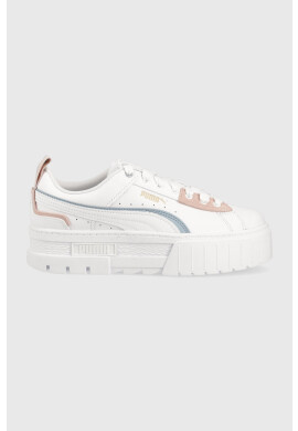 Puma Кожени маратонки Mayze UT Wns в бяло - Pepit.bg