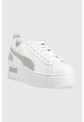 Puma Кожени маратонки Mayze Wedge Pastel Wns в бяло - Pepit.bg