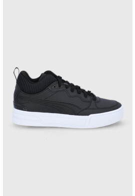 Puma Кожени обувки Skye Demi в черно с платформа - Pepit.bg