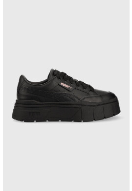 Puma Маратонки Mayze Stack Lthr Wns в черно - Pepit.bg