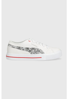 Puma Ниски кецове Me Happy в бяло - Pepit.bg