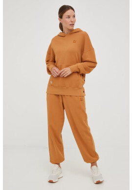 Puma Памучен суичър в кафяво с изчистен дизайн - Pepit.bg