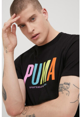 Puma Памучна тениска в бяло - Pepit.bg