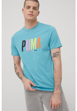 Puma Памучна тениска в бяло - Pepit.bg