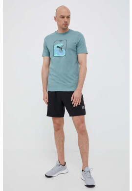 Puma Памучна тениска в сиво - Pepit.bg