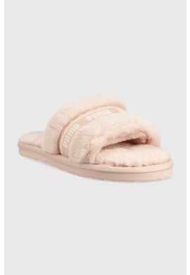 Puma Пантофи Fluff в розово - Pepit.bg