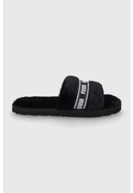 Puma Пантофи Fluff 384937 в черно - Pepit.bg
