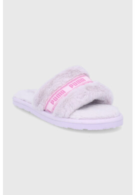 Puma Пантофи Fluff 384937 в лилаво - Pepit.bg