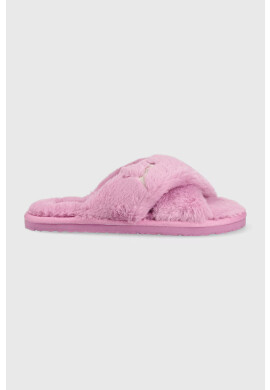 Puma Пантофи Fluff X Strap 384936 в лилаво - Pepit.bg