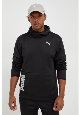 Puma Спортен суичър Train All Day в черно с принт - Pepit.bg