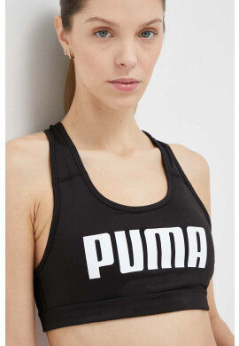 Puma Спортен сутиен в черно - Pepit.bg