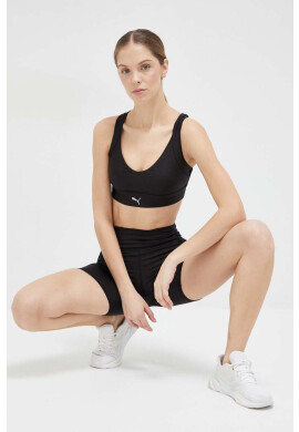 Puma Спортен сутиен Ultraform в черно с изчистен дизайн - Pepit.bg
