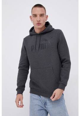 Puma Суичър мъжки в сиво с принт - Pepit.bg
