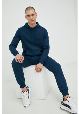 Puma Суичър в тюркоазено с качулка с изчистен дизайн - Pepit.bg