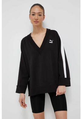 Puma Суичър в черно с десен - Pepit.bg