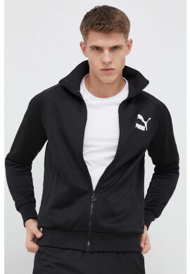 Puma Суичър в черно с изчистен дизайн - Pepit.bg