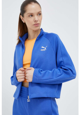 Puma Суичър в синьо с изчистен дизайн - Pepit.bg