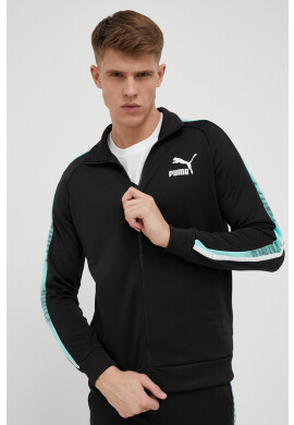 Puma Суичър в черно с десен - Pepit.bg