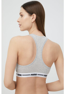 Puma Сутиен 907862 в сиво меланж на - Pepit.bg