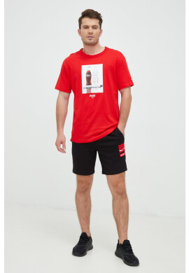 Puma Тениска X Coca Cola в червено с принт - Pepit.bg