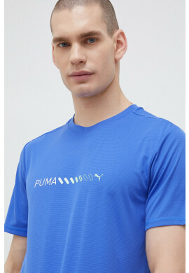 Puma Тениска за бягане в лилаво с принт - Pepit.bg