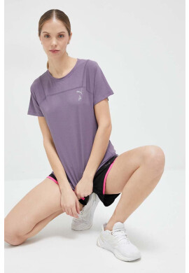 Puma Тениска за бягане Seasons в лилаво - Pepit.bg